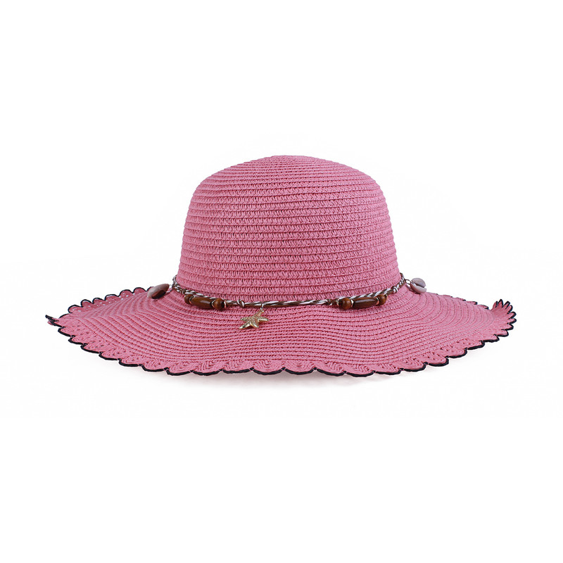 کلاه حصیری مدل دریا طرح لبه دالبری