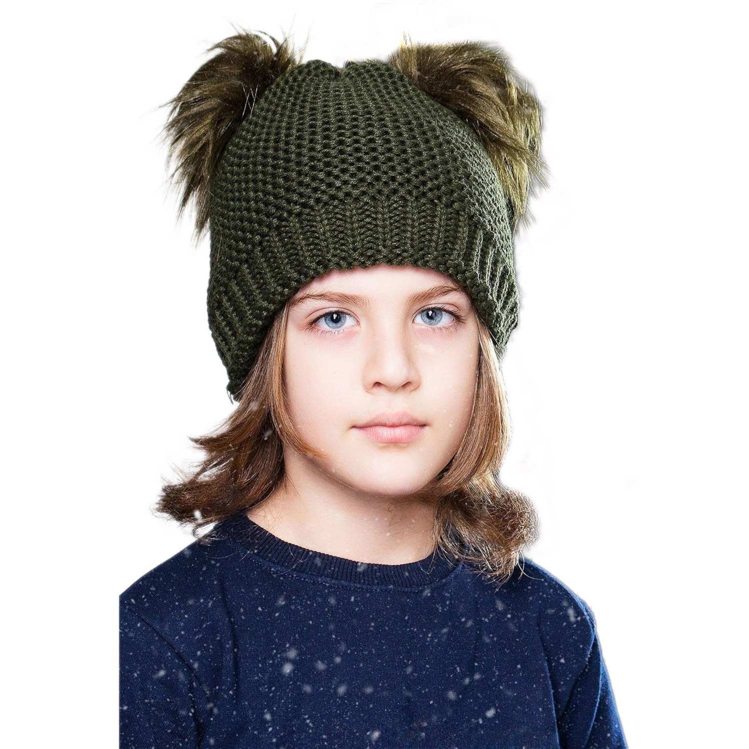 کلاه بافتنی بچگانه سام داخل خز کد 260