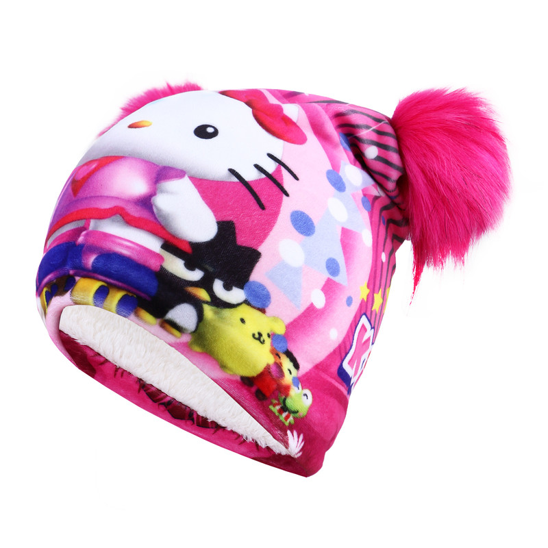 کلاه بچگانه مخمل داخل خز کیتی