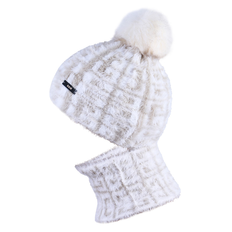 ست کلاه و شال بچگانه سام 560