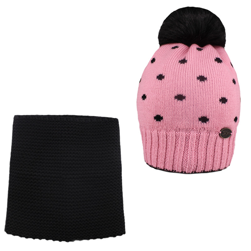 ست کلاه و شال بچگانه بافتنی سام 206