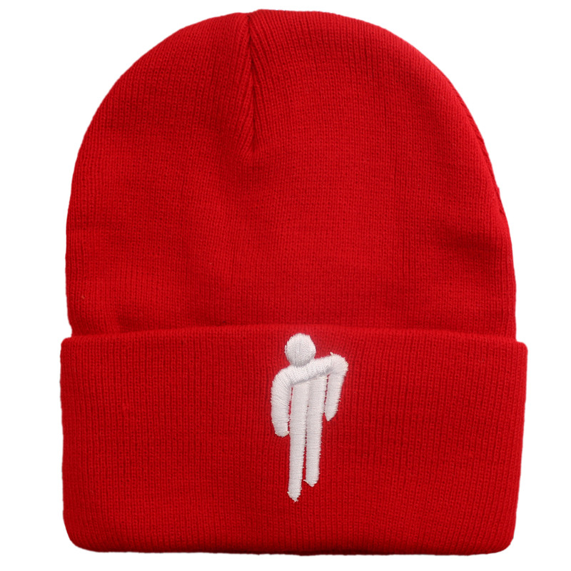 کلاه بافتنی گلدوزی طرح بیلی