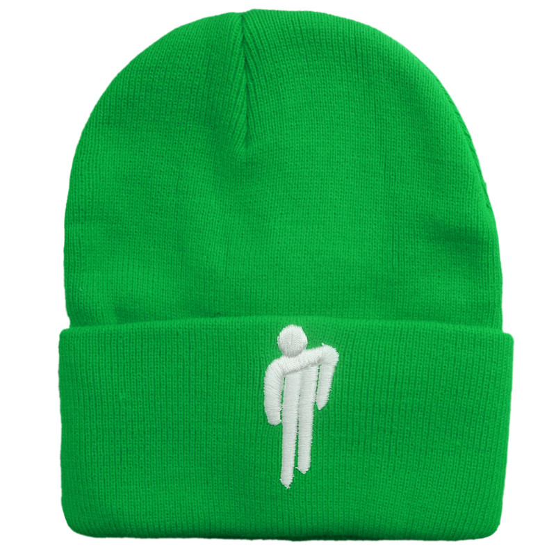 کلاه بافتنی گلدوزی طرح بیلی