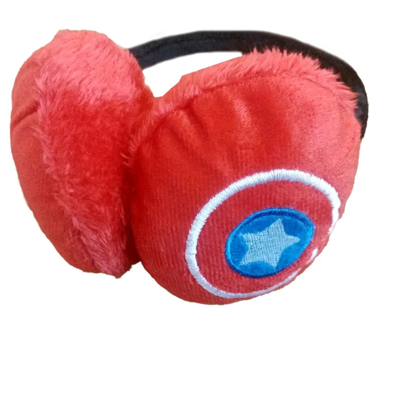 گوش گیر بچگانه مدل داخل خز رنگ قرمز