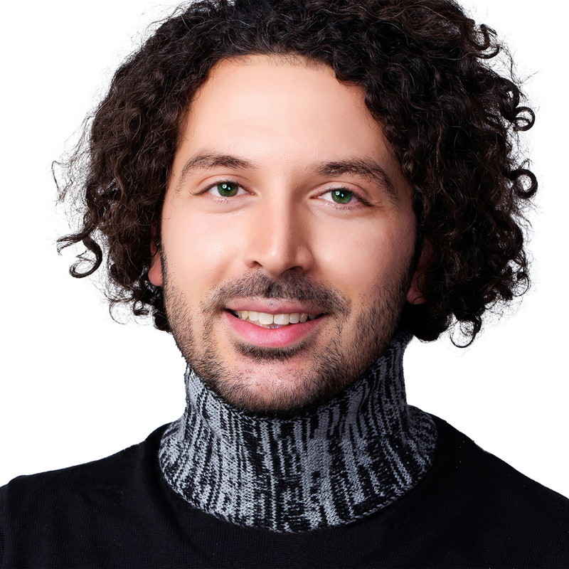 هدبند بافتنی سام مدل دو رو 250