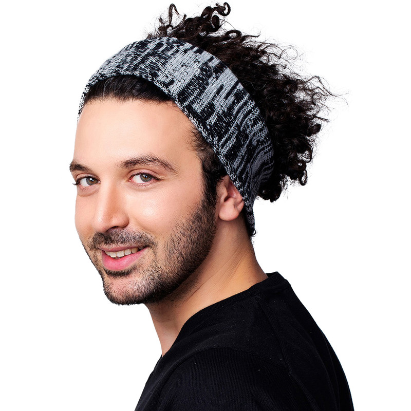 هدبند بافتنی سام مدل دو رو 250