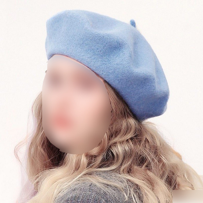 کلاه برت  نمدی  طرح فرانسوی