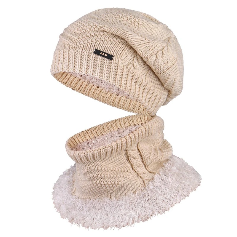 ست شال و کلاه بچگانه داخل خز سام 435